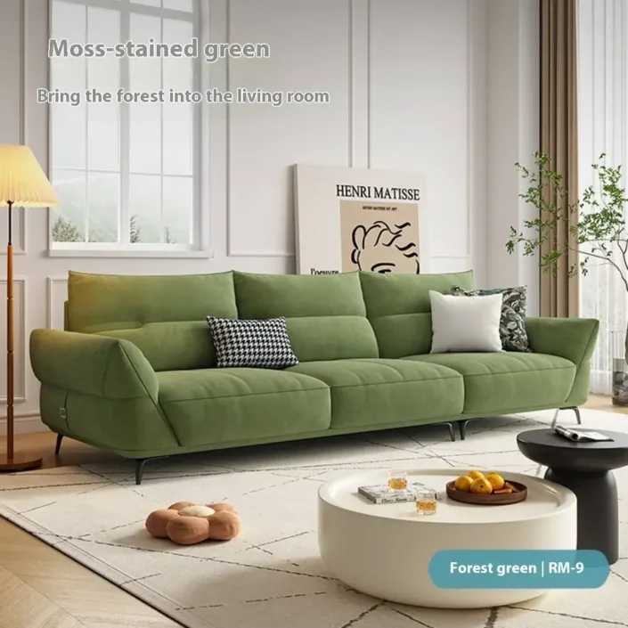 Globe Furnishings - Cream-Style Tech Fabric Sofa