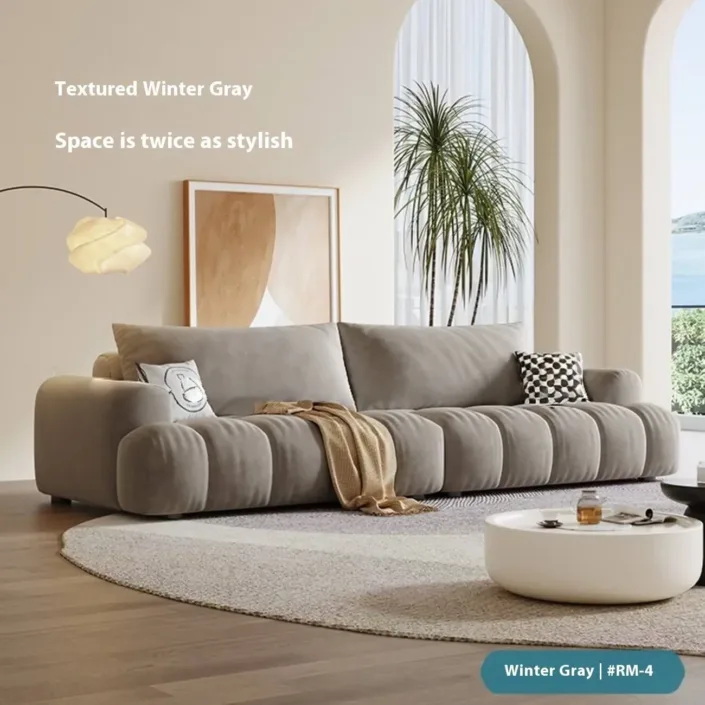 Globe Furnishings - Living Room Light Luxury Modern Puff Sofa Globe Furnishings - Living Room Light Luxury Modern Puff Sofa