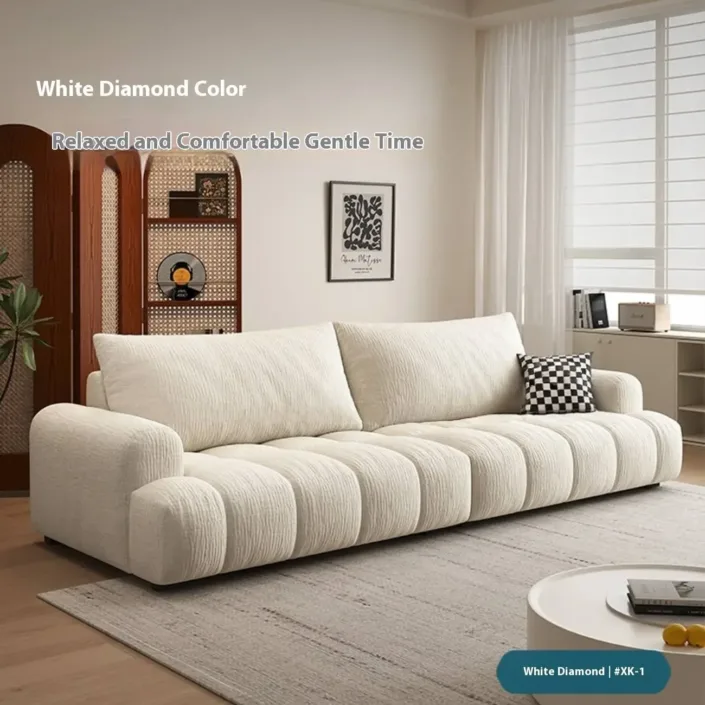Globe Furnishings - New Premium Cloud Sofa with Baby's Breath Accents Globe Furnishings - New Premium Cloud Sofa with Baby's Breath Accents