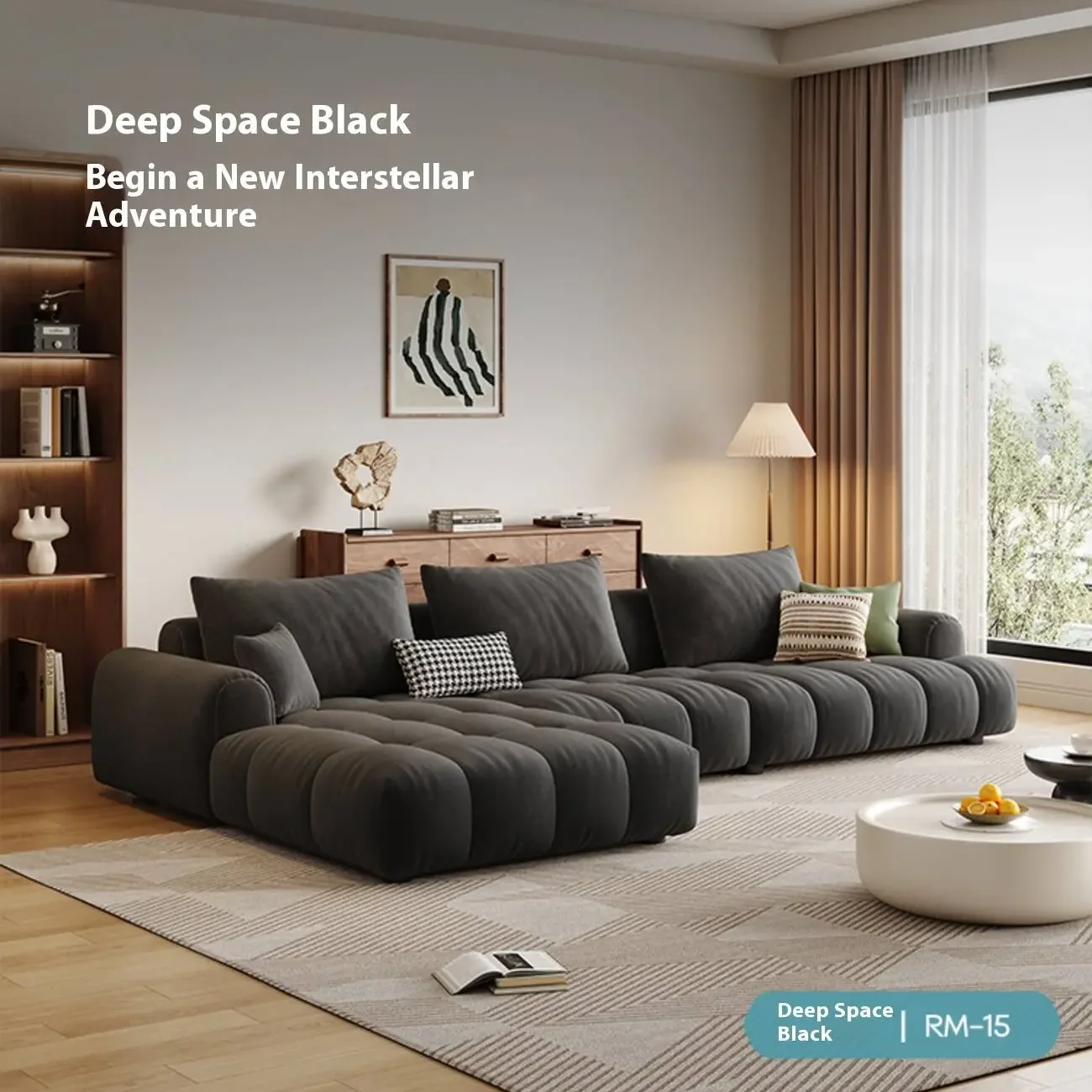 主图-07 Globe Furnishings - New Empress Marshmallow Sofa