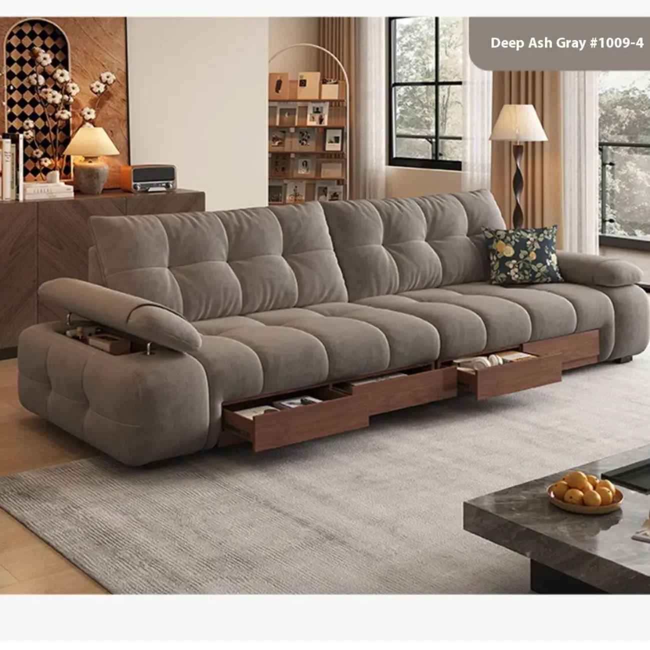 主图-07 Globe Furnishings - Movable Multi-Storage Sofa