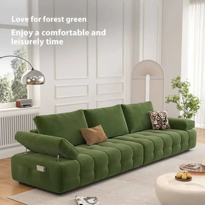 Globe Furnishings - Lawrence Adjustable Armrest Sofa Globe Furnishings - Lawrence Adjustable Armrest Sofa