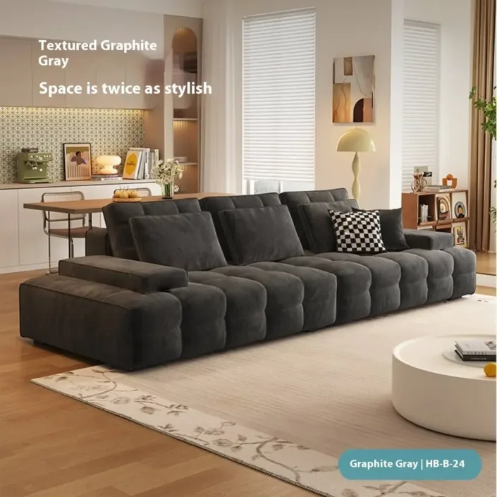 Globe Furnishings - New Laurence Premium Straight-Back Fabric Sofa Globe Furnishings - New Laurence Premium Straight-Back Fabric Sofa