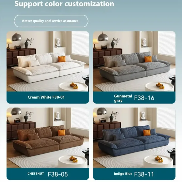 Globe Furnishings - Sailcloth Upholstery Breathable Cotton-Linen Sofa Set Globe Furnishings - Sailcloth Upholstery Breathable Cotton-Linen Sofa Set
