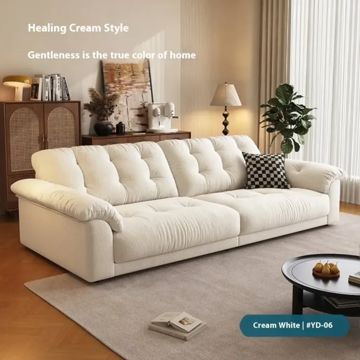 Globe Furnishings - Removable and Washable Chenille Space Cloud Sofa Globe Furnishings - Removable and Washable Chenille Space Cloud Sofa