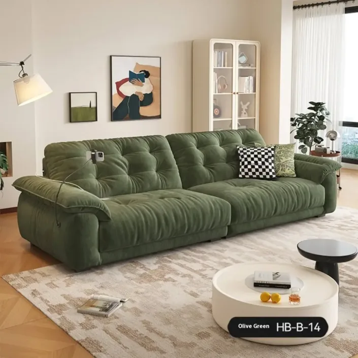 Globe Furnishings - Chenille Functional Charging Space Cloud Sofa Globe Furnishings - Chenille Functional Charging Space Cloud Sofa