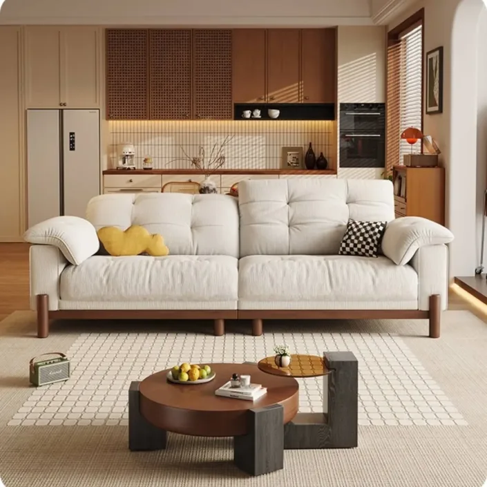Globe Furnishings - Vintage Solid Wood Chenille Sofa Globe Furnishings - Vintage Solid Wood Chenille Sofa