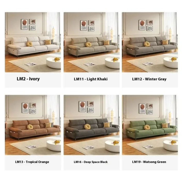 Globe Furnishings - Modular Creamy Style Tech Fabric Sofa Globe Furnishings - Modular Creamy Style Tech Fabric Sofa