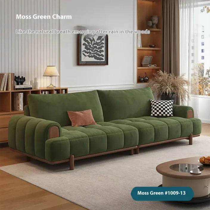 Globe Furnishings - Retro Modern Minimalist Straight-Line Sofa Globe Furnishings - Retro Modern Minimalist Straight-Line Sofa