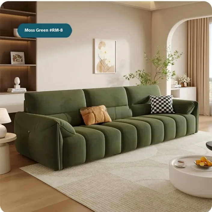 Globe Furnishings - New Linear Luxury Milk Fabric Sofa Globe Furnishings - New Linear Luxury Milk Fabric Sofa