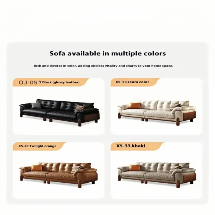 Globe Furnishings - Italian Minimalist Mid-Century Style in Black Top-Grain Leather Globe Furnishings - Italian Minimalist Mid-Century Style in Black Top-Grain Leather