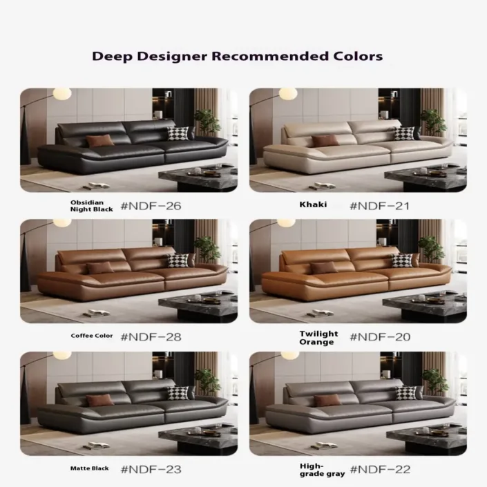 Globe Furnishings - Italian Light Luxury Top-Grain Leather Sailboat Sofa Globe Furnishings - Italian Light Luxury Top-Grain Leather Sailboat Sofa
