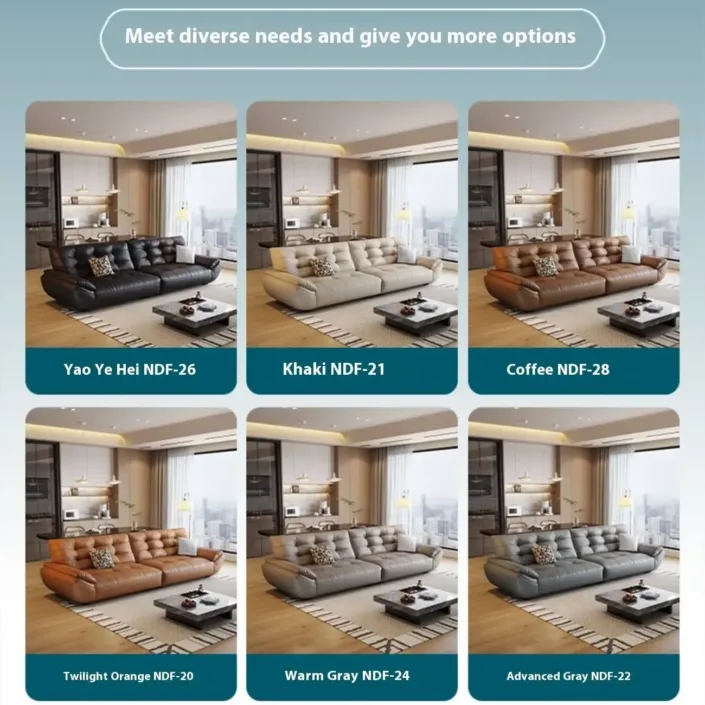 Globe Furnishings - Italian cloud-like top-grain leather sofa Globe Furnishings - Italian cloud-like top-grain leather sofa