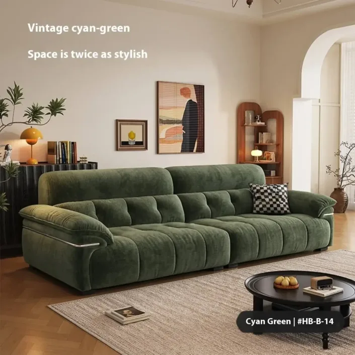 Globe Furnishings - Vintage Top-Grain Leather Sofa Globe Furnishings - Vintage Top-Grain Leather Sofa