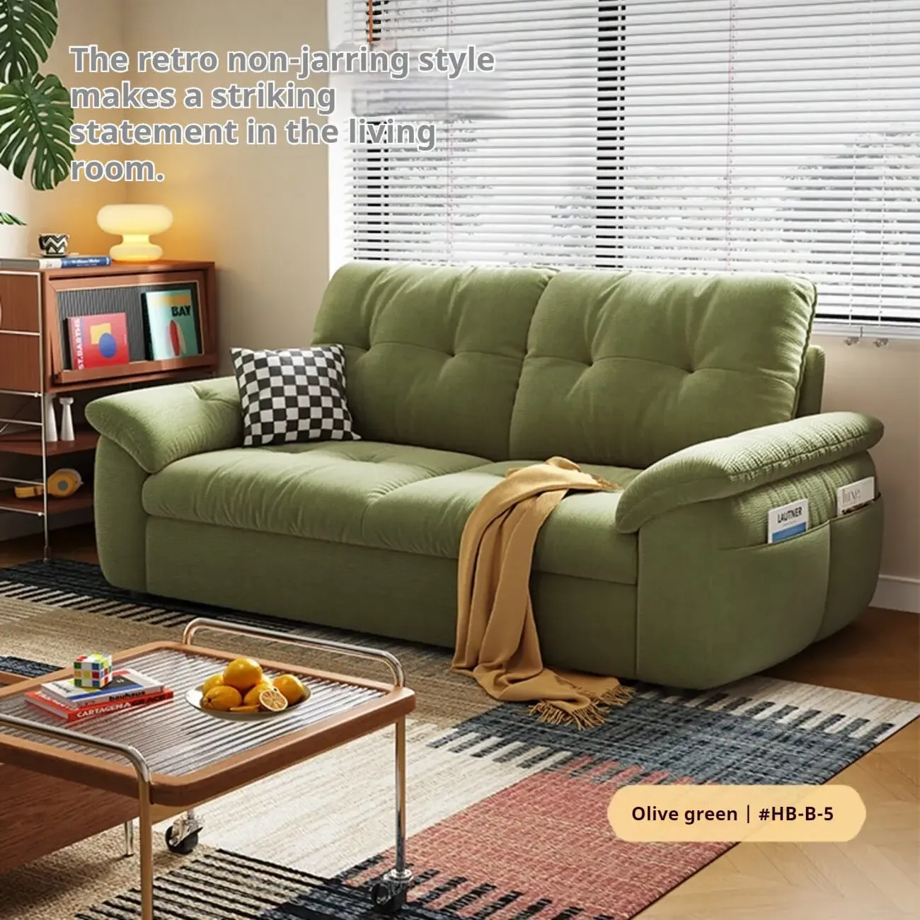 主图-08 Globe Furnishings - Removable and Washable Cat-Scratch-Resistant Cloud-Shaped Folding Sofa Bed
