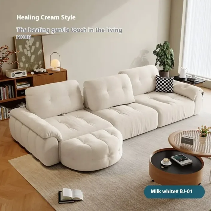 Globe Furnishings - Minimalist Modern Adjustable Pumpkin Sofa