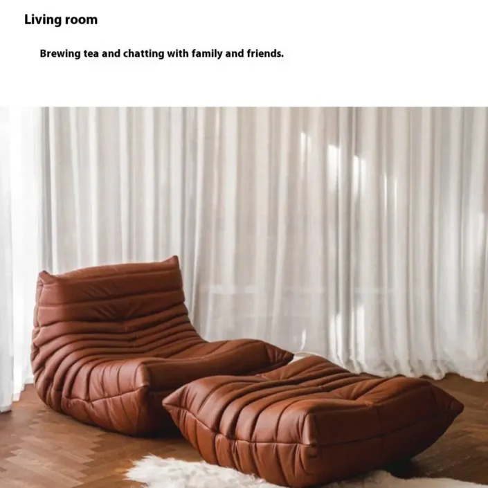 Globe Furnishings - Compressed Caterpillar Lazy Sofa Globe Furnishings - Compressed Caterpillar Lazy Sofa