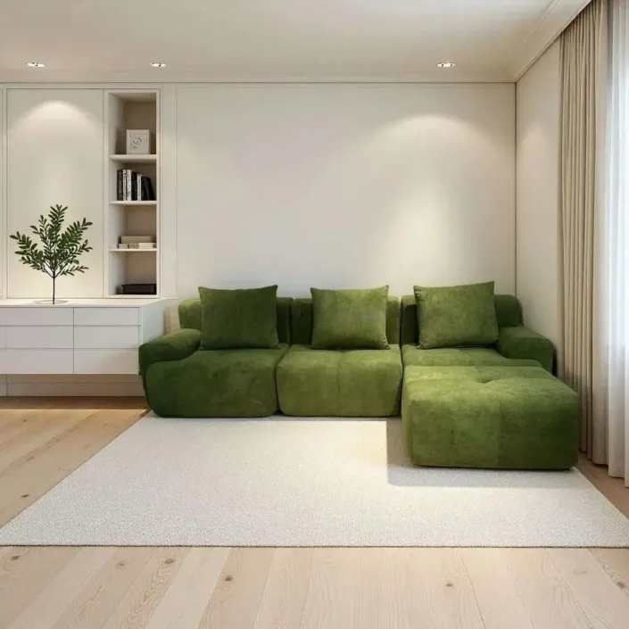 Globe Furnishings - Irregular Modular Compression Sofa Globe Furnishings - Irregular Modular Compression Sofa