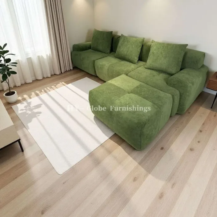 Globe Furnishings - Irregular Modular Compression Sofa Globe Furnishings - Irregular Modular Compression Sofa
