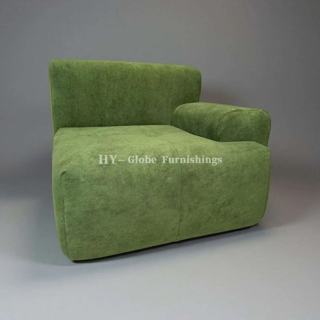 Globe Furnishings - Irregular Modular Compression Sofa 灰色摄影棚_33734537_1