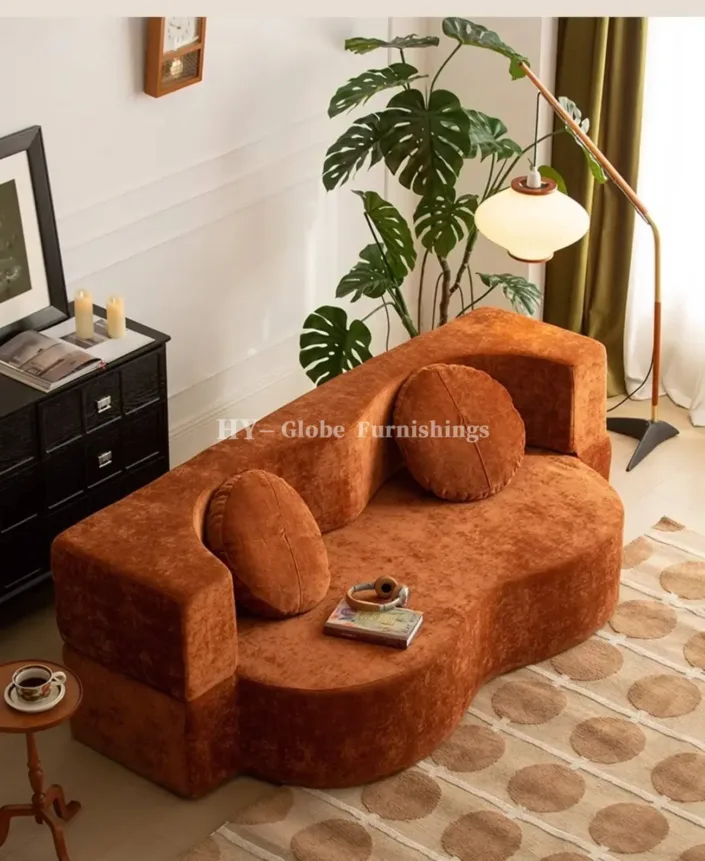 Lazy Fabric All-in-One Compressed Sofa Bed