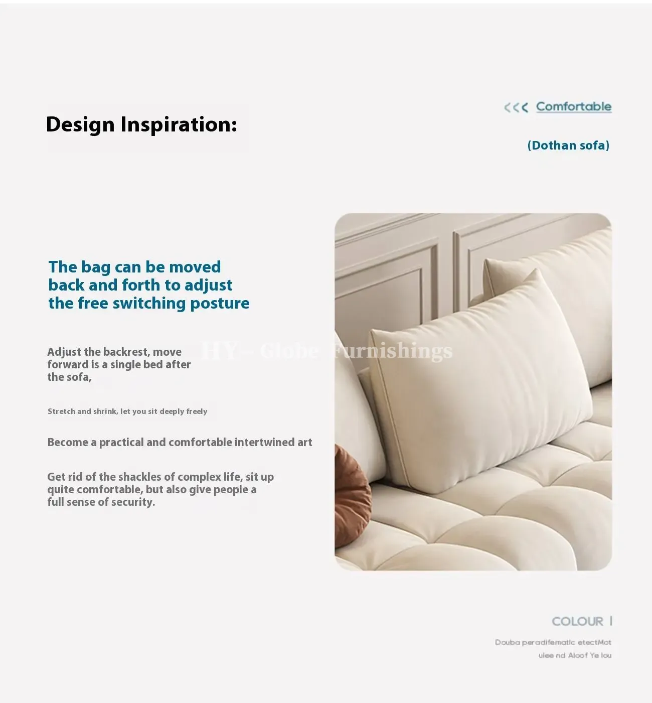 Globe Furnishings - Creamy single sofa chair