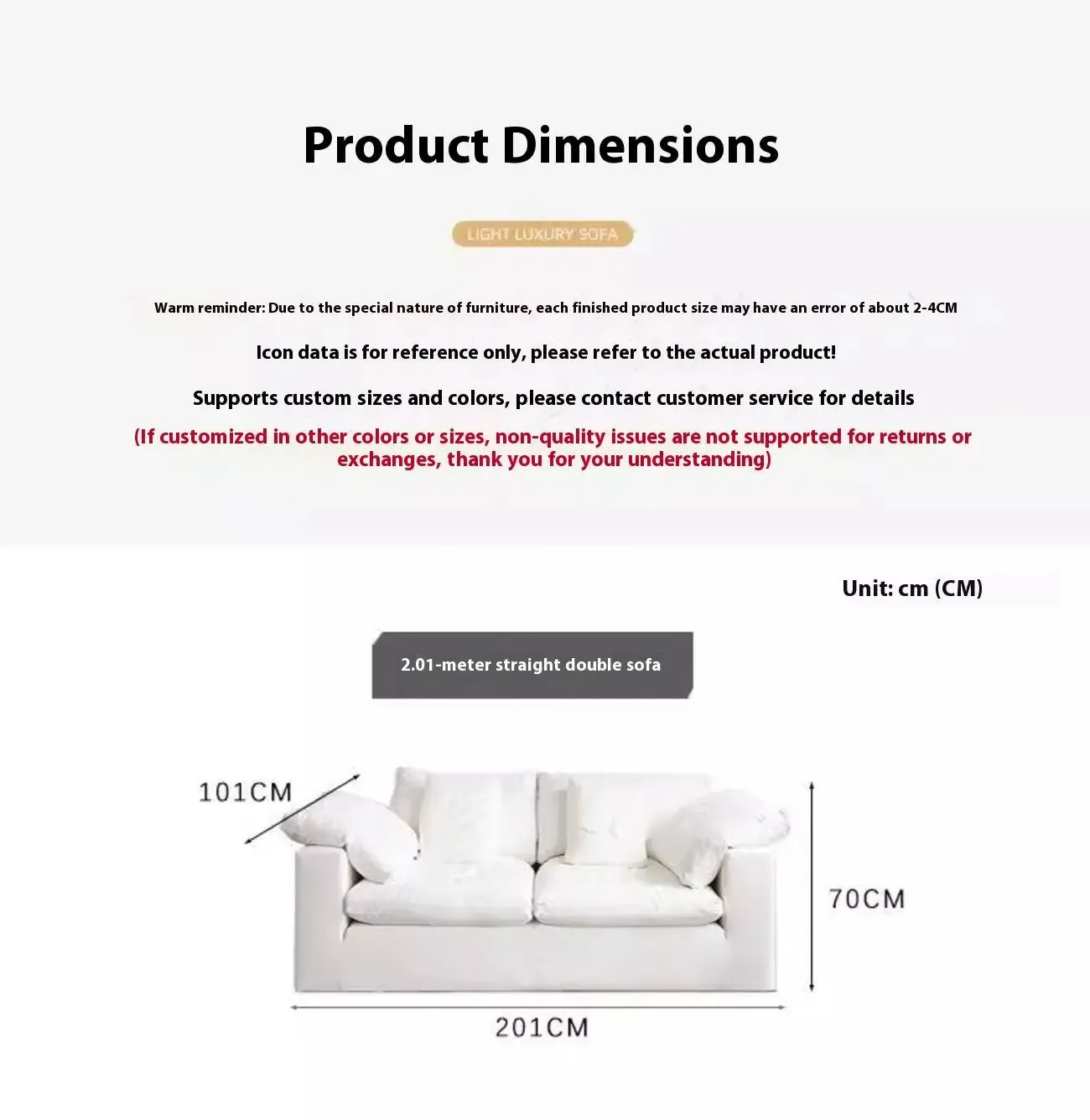 Globe Furnishings - Cloud French Cream-Style Compression Sofa