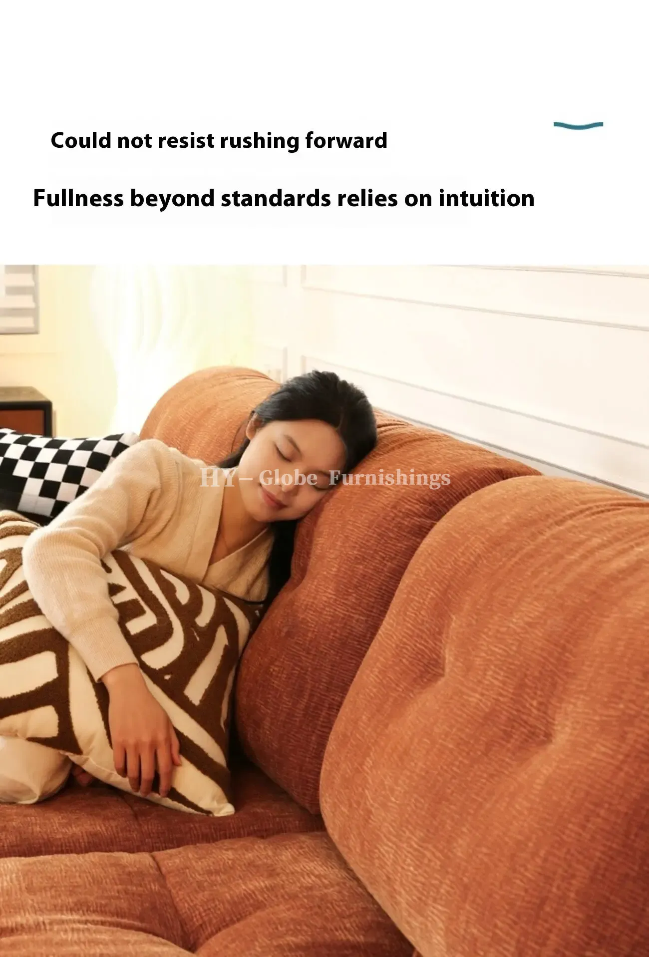 Globe Furnishings - Minimalist Modern Adjustable Pumpkin Sofa