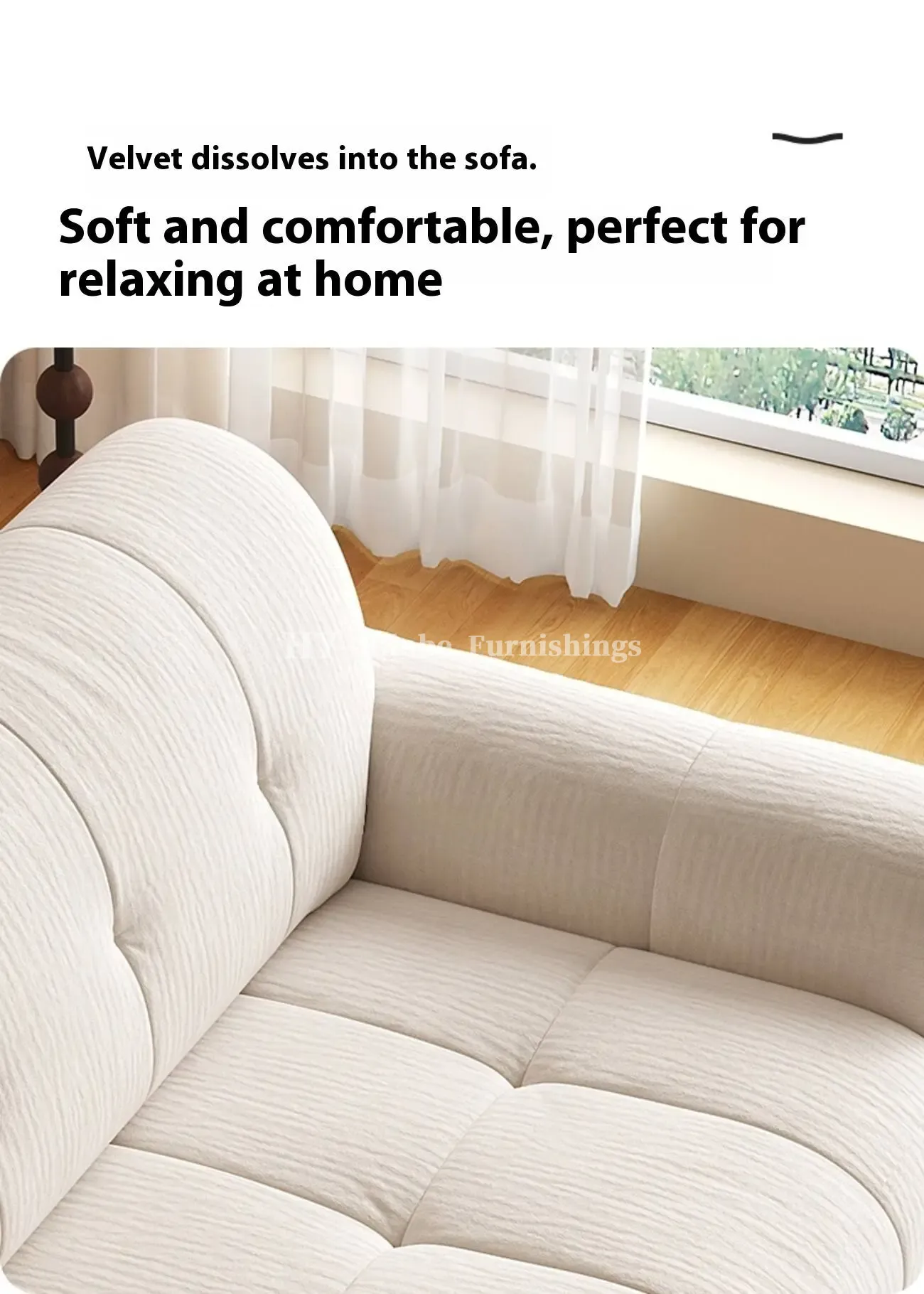 Globe Furnishings - New Solid Wood Chenille French Sofa