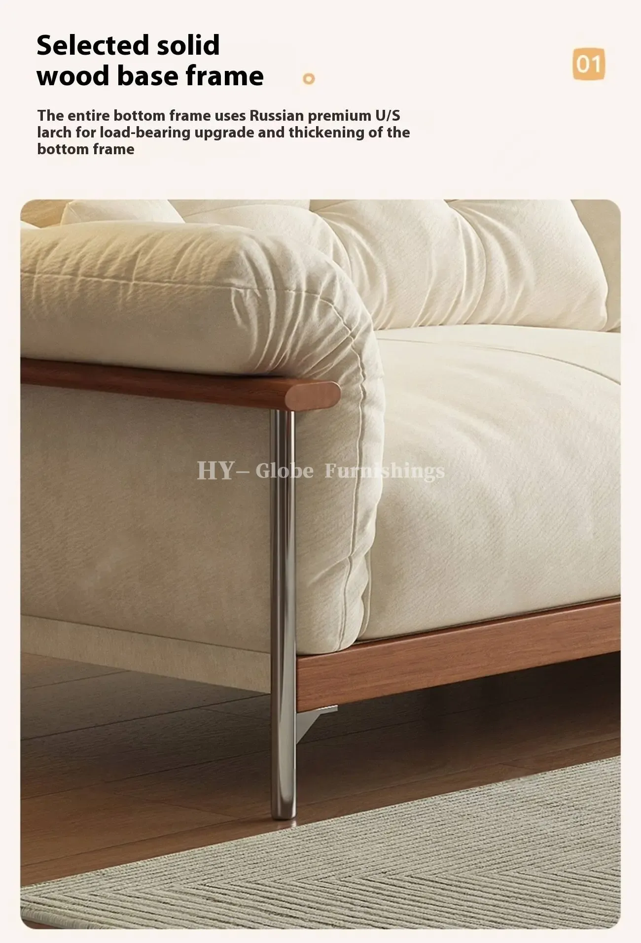 Globe Furnishings - French Vintage Chenille Velvet Sofa
