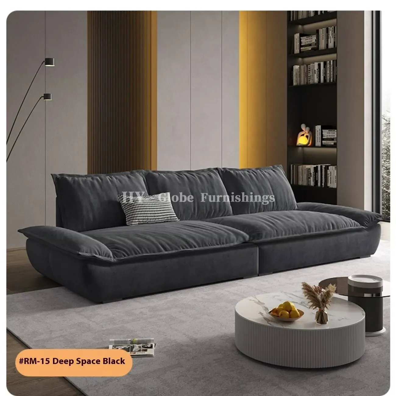 Globe Furnishings - Nordic Sail Technology Fabric Sofa