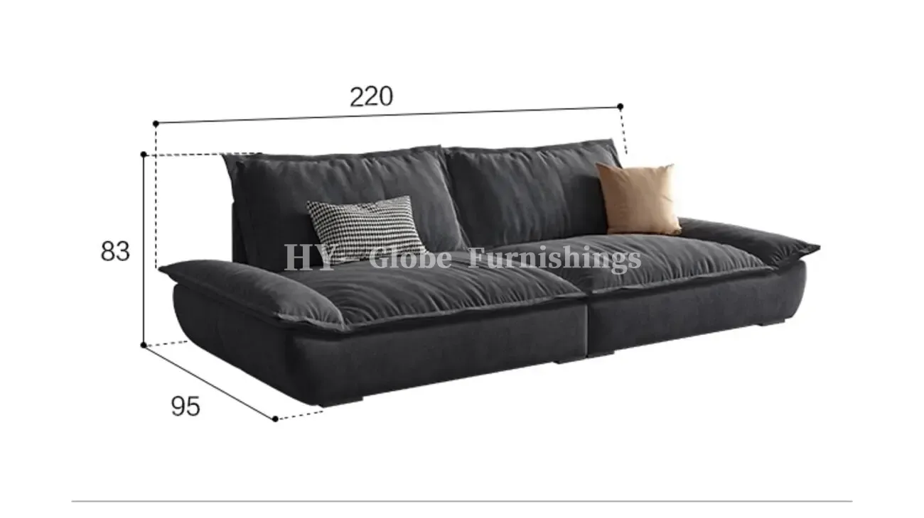 Globe Furnishings - Nordic Sail Technology Fabric Sofa
