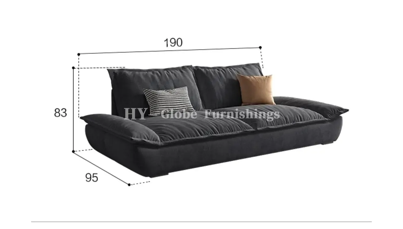 Globe Furnishings - Nordic Sail Technology Fabric Sofa