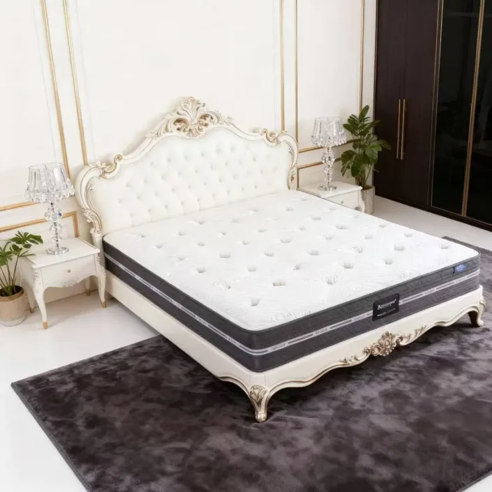 Globe Furnishings - Imported Ice Silk Latex Pocket Spring Mattress Globe Furnishings - Imported Ice Silk Latex Pocket Spring Mattress