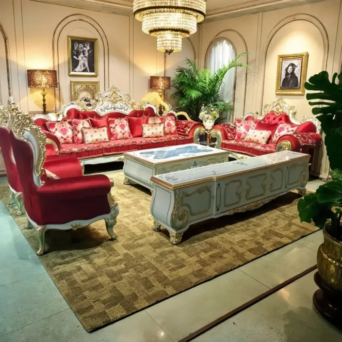 French Court Luxury Villa Sofa