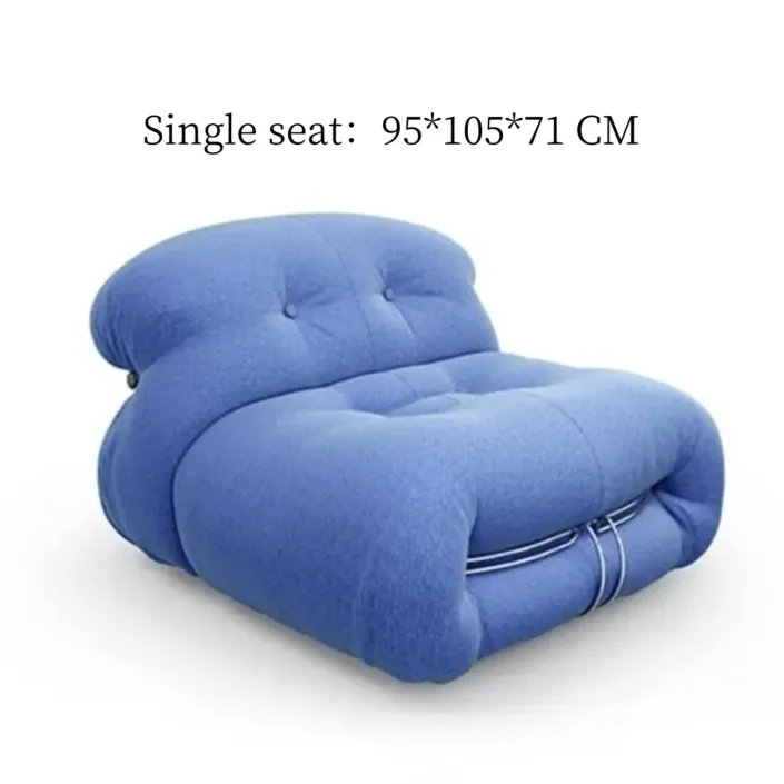 Globe Furnishings - Hippo Cream Wind Big Teeth Sofa Globe Furnishings - Hippo Cream Wind Big Teeth Sofa