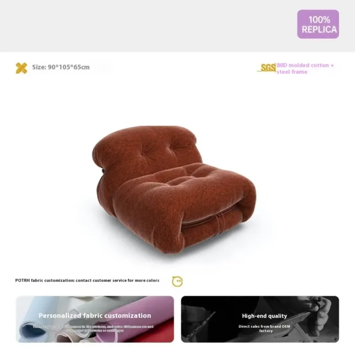 Globe Furnishings - Hippo Cream Wind Big Teeth Sofa Globe Furnishings - Hippo Cream Wind Big Teeth Sofa