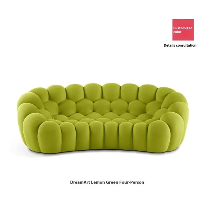 Minimalist French Bubble Soccer Sofa