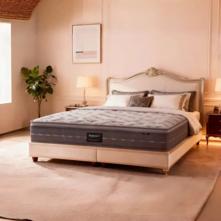 Globe Furnishings - Bamboo Charcoal Fiber Spring Wave Foam Mattress Globe Furnishings - Bamboo Charcoal Fiber Spring Wave Foam Mattress