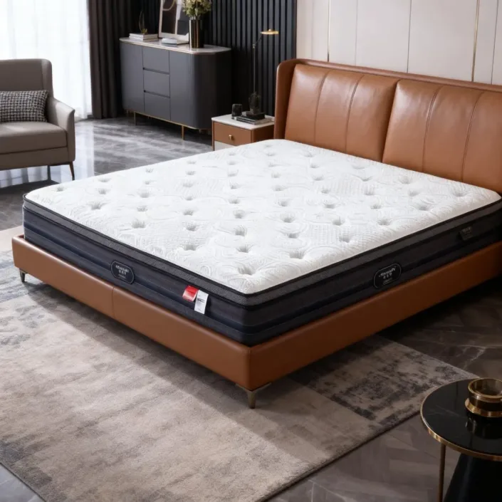Globe Furnishings - Imported Cotton Latex Four-Sided Edge-Support Mattress Globe Furnishings - Imported Cotton Latex Four-Sided Edge-Support Mattress