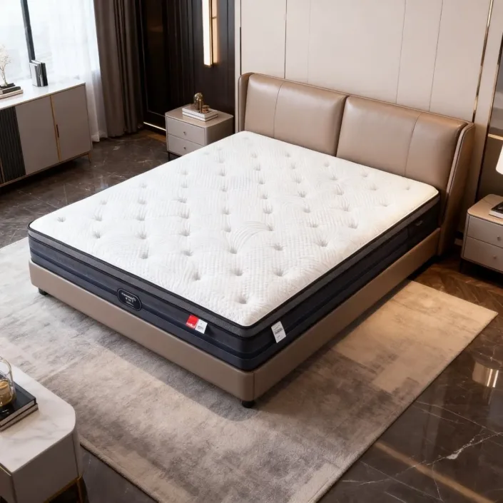 Globe Furnishings - Imported Cotton Latex Four-Sided Edge-Support Mattress Globe Furnishings - Imported Cotton Latex Four-Sided Edge-Support Mattress