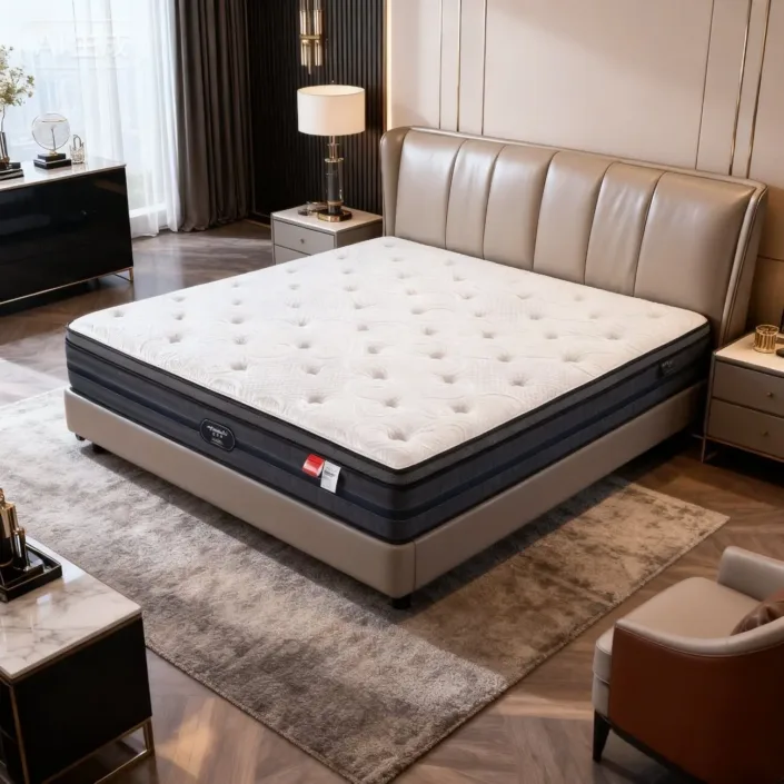 Globe Furnishings - Imported Cotton Latex Four-Sided Edge-Support Mattress Globe Furnishings - Imported Cotton Latex Four-Sided Edge-Support Mattress