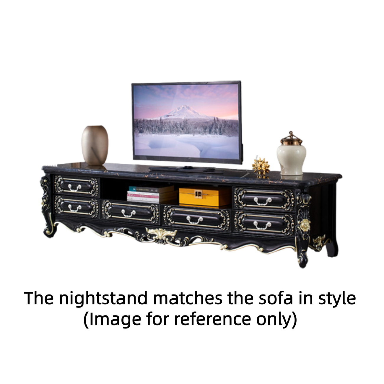 Globe Furnishings - European Classic Solid Wood Carved Villa Palace Sofa