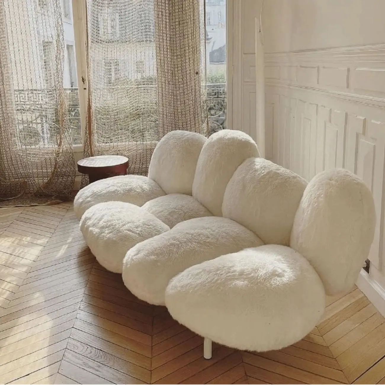 主图-01 Globe Furnishings - Fluffy Puff Modular Sofa