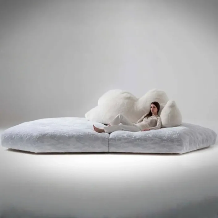Globe Furnishings - Polar Bear-Shaped Sofa Globe Furnishings - Polar Bear-Shaped Sofa