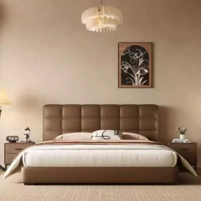 Globe Furnishings - Laurence Influencer Genuine Leather Bed Globe Furnishings - Laurence Influencer Genuine Leather Bed
