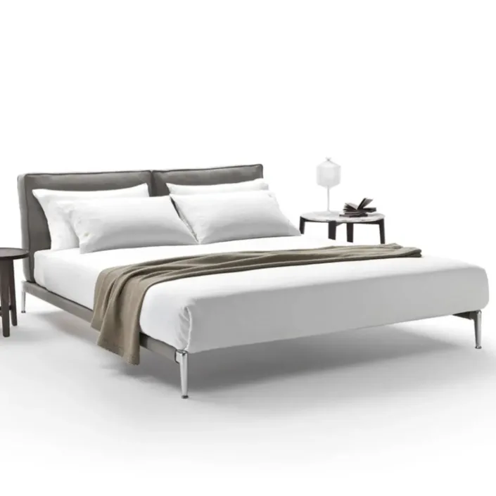 Globe Furnishings - Italian Minimalist Ada Smile Double Bed Globe Furnishings - Italian Minimalist Ada Smile Double Bed