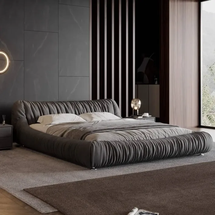 Globe Furnishings - Italian-Style Master Bedroom Leather Sports Car Bed Globe Furnishings - Italian-Style Master Bedroom Leather Sports Car Bed