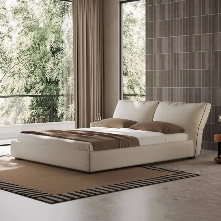 Carmelot Italian Luxury Upholstered Bed