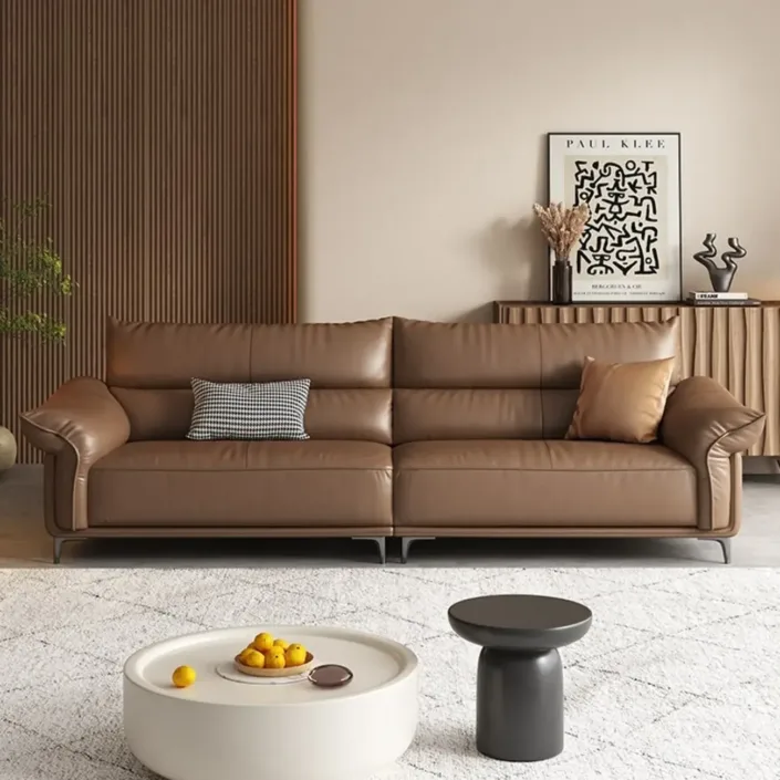 Luxurious Harbour Italian Leather Sofa